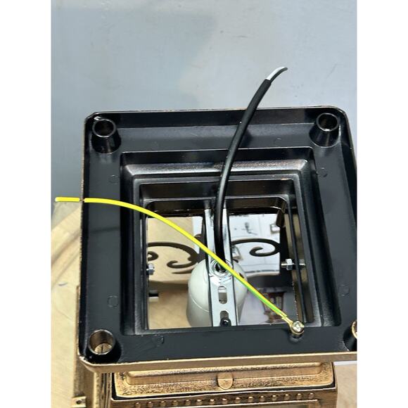 Rishx European Post Pole Light Outdoor Patio Yard Lantern Lamp Fixture Bronze - Picture 10 of 12